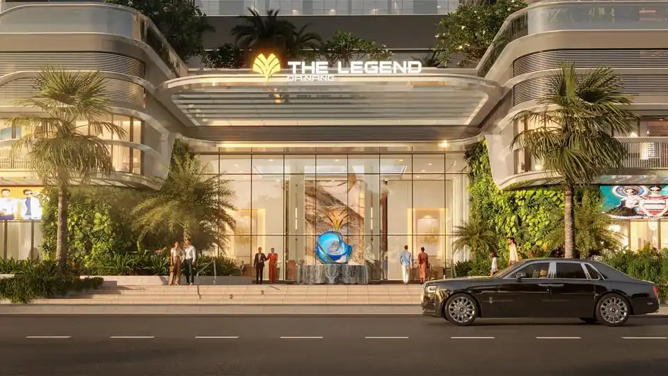 Phối cảnh khu căn hộ The Legend Đà Nẵng