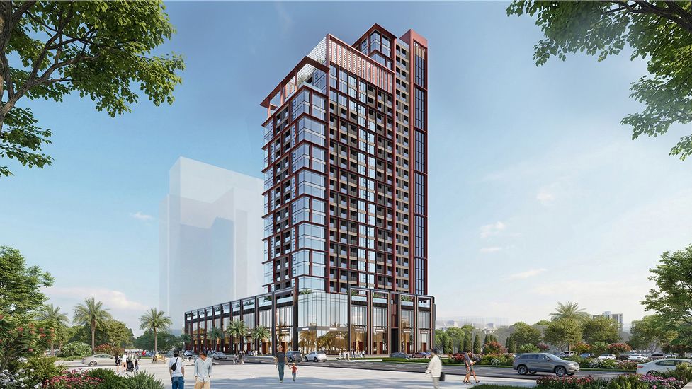 Phối cảnh ban công căn hộ Sun Symphony Residence 5